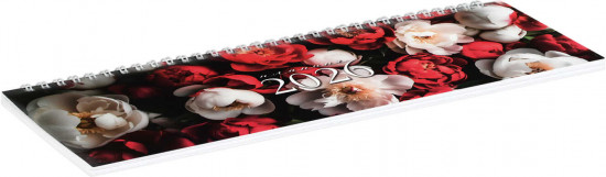 Планинг датированный «Красные и белые пионы»