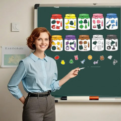 Развивающий магнитный сортёр «Баночки» - Фото 2