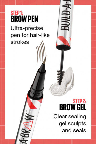 Гель для бровей 2 в 1 «Build A Brow», оттенок 260 Deep Brown