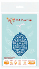 Набор для вышивания на фетре «Новогодняя игрушка. Зимняя шишка» - Фото 3