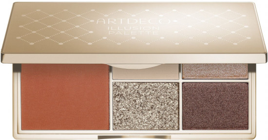 Палетка для макияжа «Illusion Palette For Cheeks & Eyes», оттенок 3 Victress