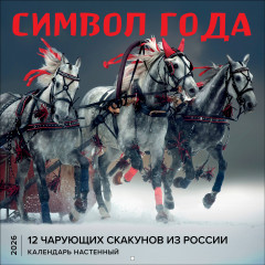 Календарь настенный на 2026 год «Символ года. 12 чарующих скакунов из России» - Фото 3