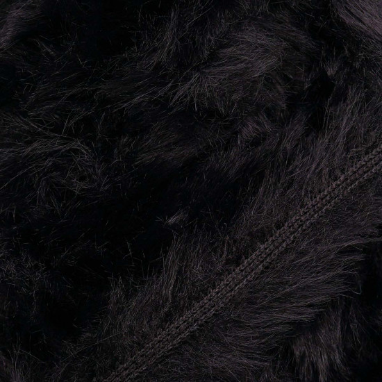 Пряжа для вязания «Меховая», цвет 18 Чёрный