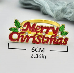 Набор колец на салфетки «Merry Christmas» - Фото 1