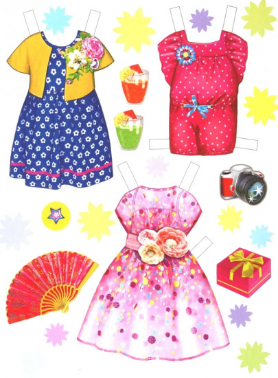 Кукла Оля. Вырезай и играй!