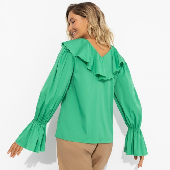 Блуза женская «Внутренний трепет (свежая зелень)»