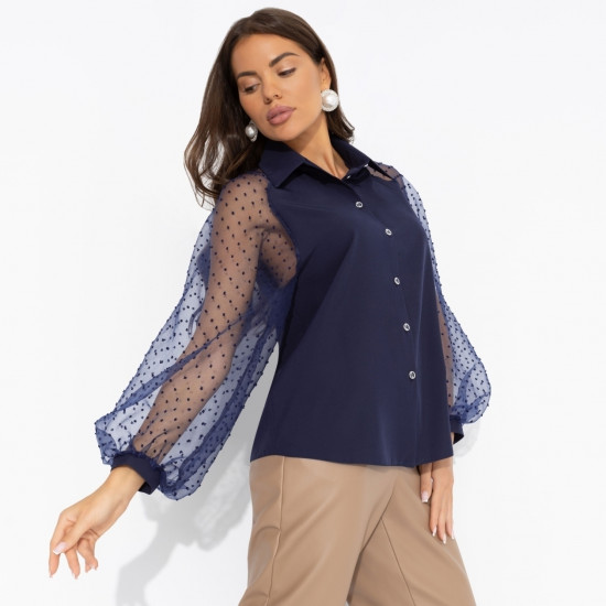 Блуза женская «Теория красоты (синяя туманность)»