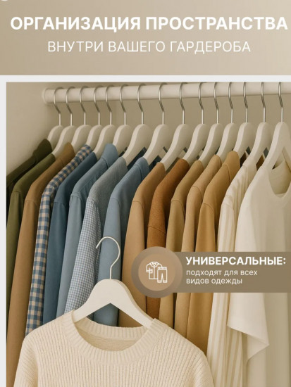 Набор вешалок-плечиков для одежды