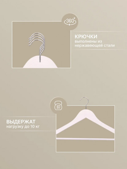 Набор вешалок-плечиков для одежды