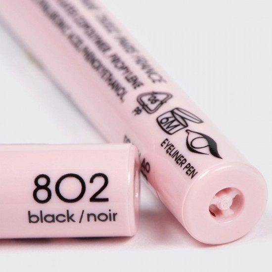 Vivienne Sabo Подводка для глаз «Eyeliner Feutre Fin Waterproof», оттенок 802 Черный