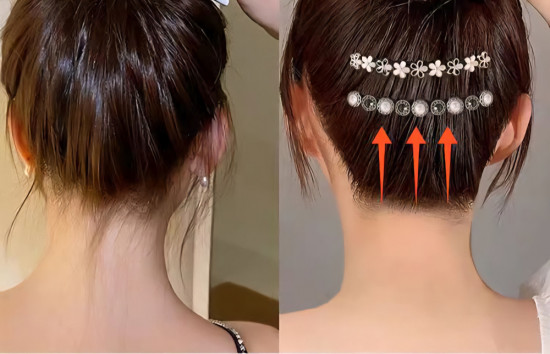 Набор заколок-гребней для волос