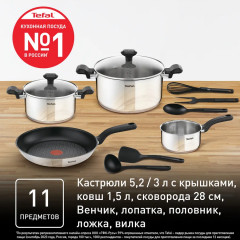 Набор посуды для приготовления с крышками «Comfort Max» - Фото 9