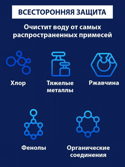 Модуль сменный фильтрующий «В8. Защита от бактерий и ржавчины»