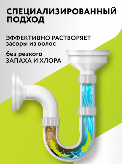 Средство от засоров для очистки