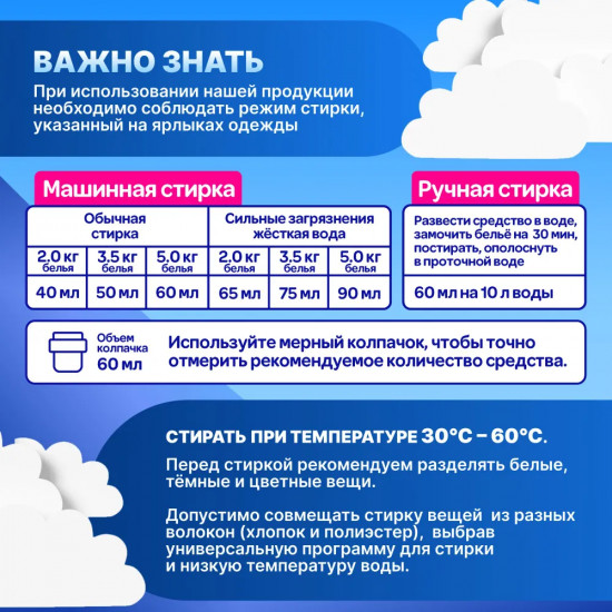 Гель для стирки детский гипоаллергенный