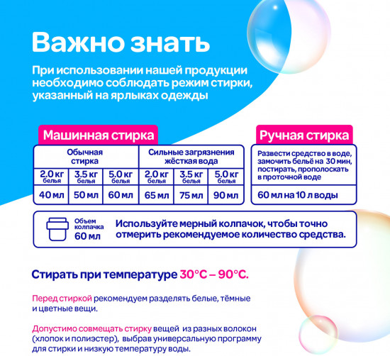 Гель-концентрат для стирки белого белья
