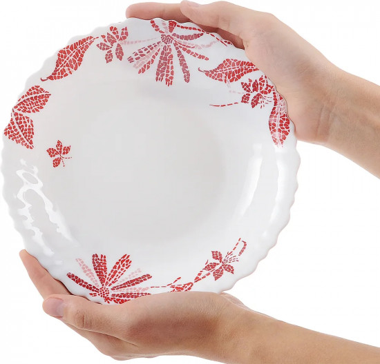 Тарелка суповая «Romancia Red»