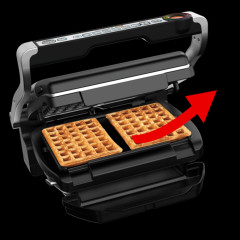 Умный электрогриль с насадкой для вафель Optigrill+ GC716D12 - Фото 14