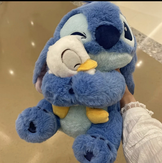 Игрушка мягкая «Стич с уткой Даком»