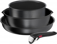 Набор посуды для приготовления со съемной ручкой «Ingenio Daily Chef Black» - Фото 16