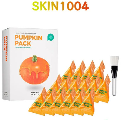 Набор масок с тыквой и мёдом питательных кремовых «Zombie Beauty By Pumpkin Pack»
