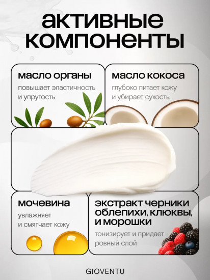 Крем для лица, пук и тела парфюмированный «Груша и бергамот»