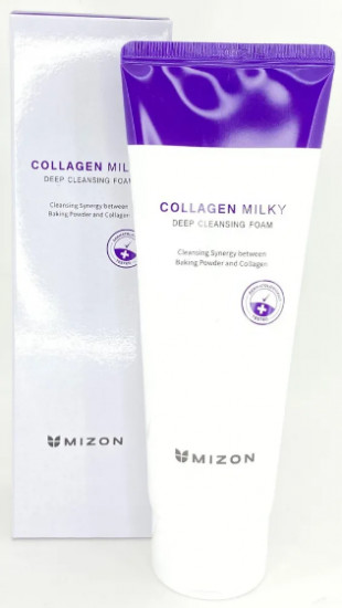Глубокоочищающая пенка с коллагеном «Collagen Milky Deep Cleansing Foam»