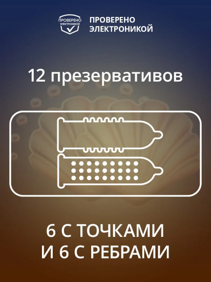 Презервативы с точками с ребрами «Relief»