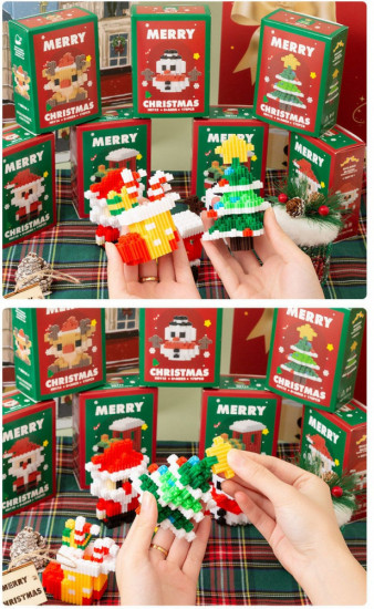 Конструктор пластиковый «Дед Мороз»