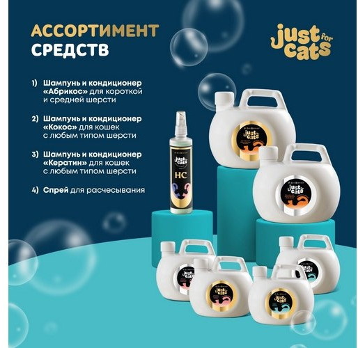 Кондиционер для кошек успокаивающий «Coconut»