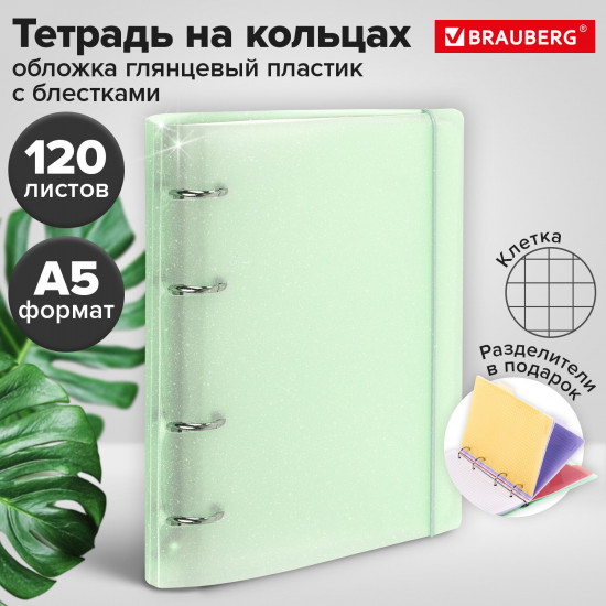 Тетрадь на кольцах с разделителями