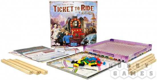 Игра настольная «Ticket to Ride: Азия. Дополнение»