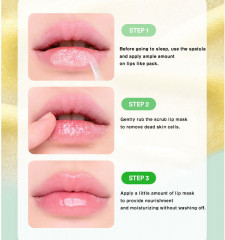 Маска-скраб для губ с лимонным сахаром «Lemon Sugar Scrub Lip Mask» - Фото 7