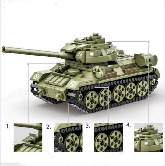 Конструктор «Советский средний танк Т-34-85»