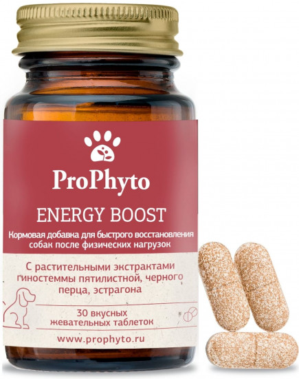 Кормовая добавка для быстрого восстановления собак после физических нагрузок «Energy Boost»