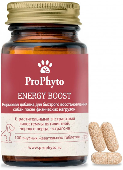 Кормовая добавка для быстрого восстановления собак после физических нагрузок «Energy Boost»