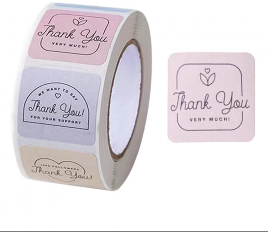 Набор наклеек «Thank you»