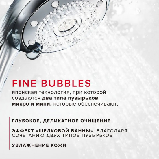 Лейка для душа «Fine bubble pure»