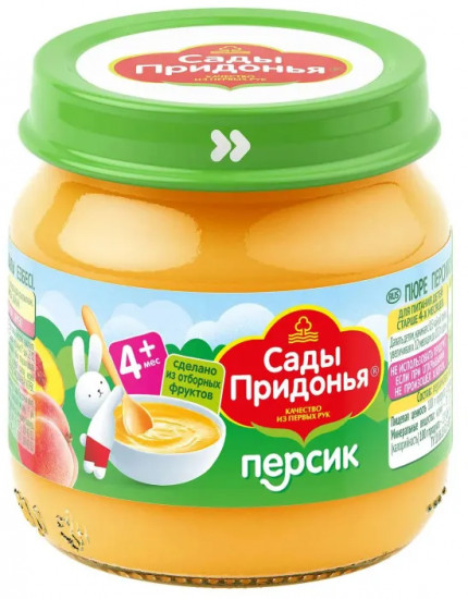 Пюре «Персик с сахаром»