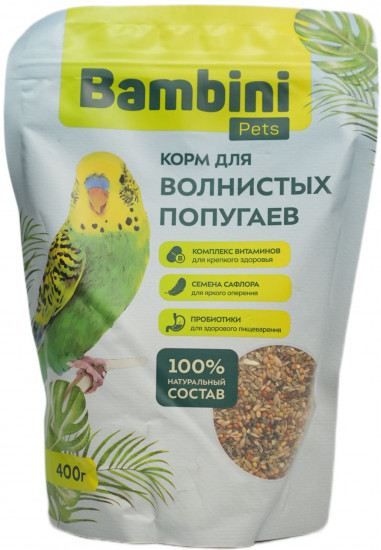 Корм для волнистых попугайчиков