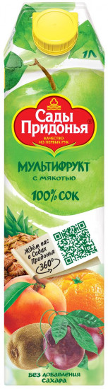 Сок восстановленный с мякотью «Мультифрукт»