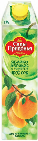 Сок с мякотью «Яблоко-абрикос»