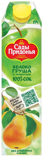 Сок восстановленный с мякотью «Яблоко-груша»