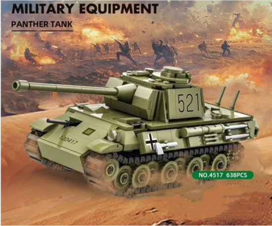 Конструктор «Military Equipment Panther Tank»