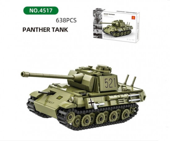 Конструктор «Military Equipment Panther Tank»