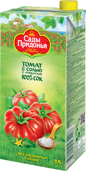 Сок с мякотью восстановленный «Томат с солью»