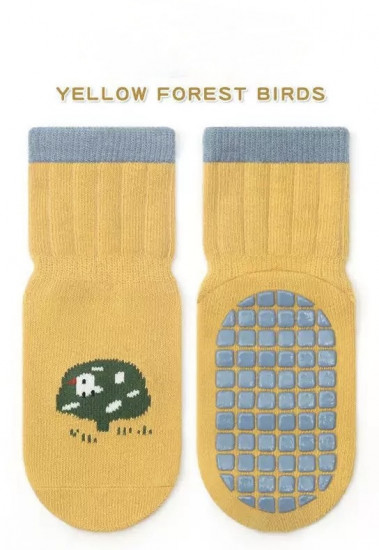 Комплект носков детских с прорезинненой подошвой