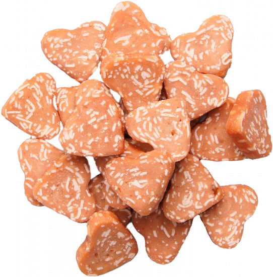 Лакомство для кошек «Сердечки из курицы с треской»