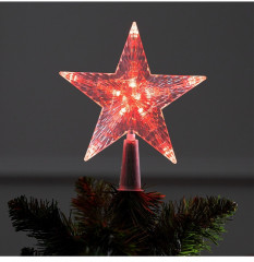 Верхушка на елку светодиодная «Звезда красная» - Фото 3