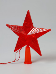 Верхушка на елку светодиодная «Звезда красная» - Фото 8